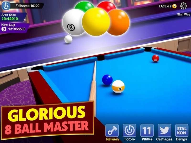 Glorious 8 Ball Master Game Screenshot